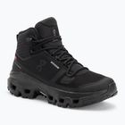 Schuhe Damen On Cloudrock Mid Waterproof black/black