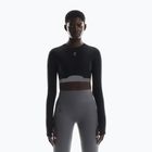 Damen Trainings-Longsleeve On Train Crop black