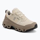 Damen-Wanderschuhe On Cloudrock Low Waterproof grain/soba