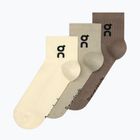 Socken On Logo Sock Mid 3 pack hare/brume