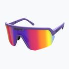 SCOTT Sport Shield ultra lila/grau verchromte Sonnenbrille