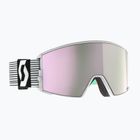 SCOTT React AMP Pro Skibrille weiß/mintgrün/amp pro lavendel chrom/pro grün