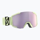 Skibrille SCOTT Shield AMP Pro acid yellow/amp pro lavender chrome