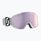 Skibrille SCOTT Shield white/mint green/amp lavender chrome