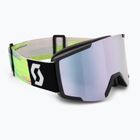 Skibrille SCOTT Shield black/neon yellow/amp lavender chrome