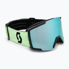 Skibrille SCOTT Shield glow green/amp ice chrome