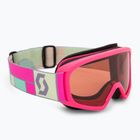 Kinder-Skibrille SCOTT Witty SGL neon pink/enhancer