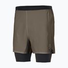 Herren-Laufshorts SCOTT Hybrid Endurance Tech wood grey/black