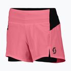Damen-Laufshorts SCOTT Endurance Hybrid digital pink/black