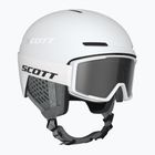 Skihelm SCOTT Track + Gogle Trace white