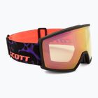 Skibrille Scott Neo Light Sensitive S1-3 black/purple/amp ls cinnamon chrome