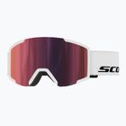 Skibrille SCOTT Shield white/amp red chrome