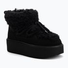 Damen Schneestiefel INUIKII Teddy Platform black