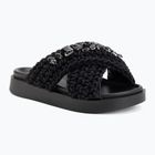 Damenbadelatschen INUIKII Woven Stones black