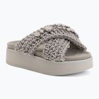 Schlappen Damen INUIKII Woven Stones Platform stone grey