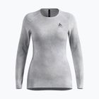 Damen Thermo-Longsleeve ODLO Active Warm X Pow Bl Top Crew Neck silver grey