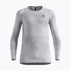 Herren Thermo-Langarmshirt ODLO Active Warm X Pow Bl Top Crew Neck silver grey