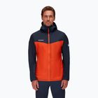 MAMMUT Kento Light HS Herren Hardshelljacke orange und marineblau