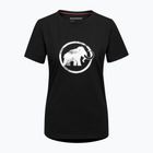 Damen-Trekking-T-Shirt MAMMUT Graphic schwarz