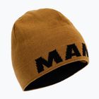Mammut Logo braune und schwarze Wintermütze 1191-04891-7507-1