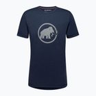 Wandershirt trekking Herren Mammut Core Reflective dunkelblau 117-451