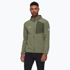 Damen-Trekking-Sweatshirt Mammut Madris Light ML Hooded marsh