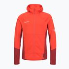 Herren Sweatshirt Mammut Taiss ML Hooded mammut red/dark mammut