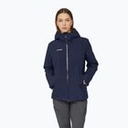 Damen-Regenjacke Mammut Linard HS Thermo Hooded Jacket Women marine