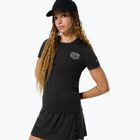 Damen-T-Shirt super.natural Little Heartwood Tee jet black/feather grey