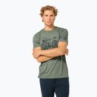 Herren-Shirt Super.Natural Wander Wheel Tee eucalyptus/blueberry