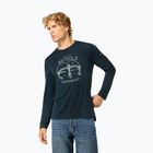 Longsleeve Herren super.natural Bike Enthusiast blueberry/various