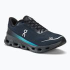 Herren On Cloudspark schwarz/blaubeere Laufschuhe
