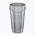 Klean Kanteen Pint Tassen 4 Stück gebürstetem Edelstahl