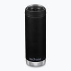 Klean Kanteen TKWide Cafe Cap Thermobecher 473 ml schwarz