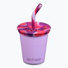 Klean Kanteen Kid's Steel Straw Lid 296 ml Krokusblütenbecher