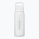 Lifestraw Go 2.0 Stahl Reiseflasche mit Filter 700 ml weiß