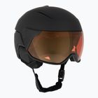 Damen-Skihelm Giro Aria Spherical mattschwarz/vivid cooper