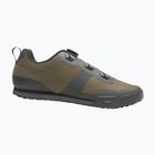 Plattform-Fahrradschuhe Herren Giro Tracker Boa dark shadow/trail green