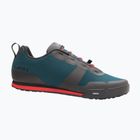Plattform-Fahrradschuhe Herren Giro Tracker Fastlace harbor blue/bright red