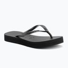 Havaianas Slim Platform Damen Flip Flops schwarz