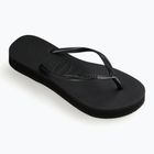 Havaianas Slim Platform Damen Flip Flops schwarz