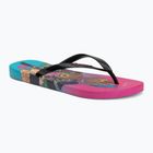 Damen Zehentrenner Ipanema Graffiti V pink/black/blue