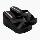 Damen-Pantoletten Ipanema High Fashion II Slide black/glitter/beige