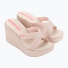 Damen-Pantoletten Ipanema High Fashion II Slide beige/glitter/pink