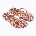 Damen Zehentrenner Ipanema Animal Print beige/gold