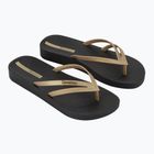 Damen Ipanema Bossa Soft V schwarz/gold Flip Flops