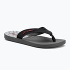 RIDER Impulse Graphic dunkelgrau/schwarz/rot Herren-Flip-Flops