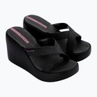 Ipanema High Fashion II Slide Damen schwarz/glitter schwarz/lila Flip-Flops