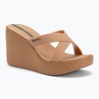 Damen Flip-Flops Ipanema High Fashion II Slide beige/glitter beige/grün