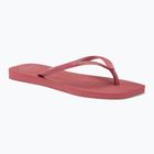 Havaianas Square Logo Flip Flops für Frauen Pop Up pau brasil